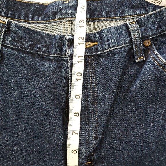 Wrangler Regular Fit Straight Leg Mens 38x30 Denim Bluejeans Dark Wash 100% Cott - Picture 5 of 11